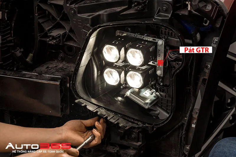 Pát GTR lắp X-Light F+ Pro V2 cho Hyundai Tucson 2023