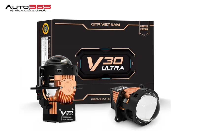 Bộ đèn bi LED X-Light V30 Ultra 2026 dùng trong ca Kia Optima