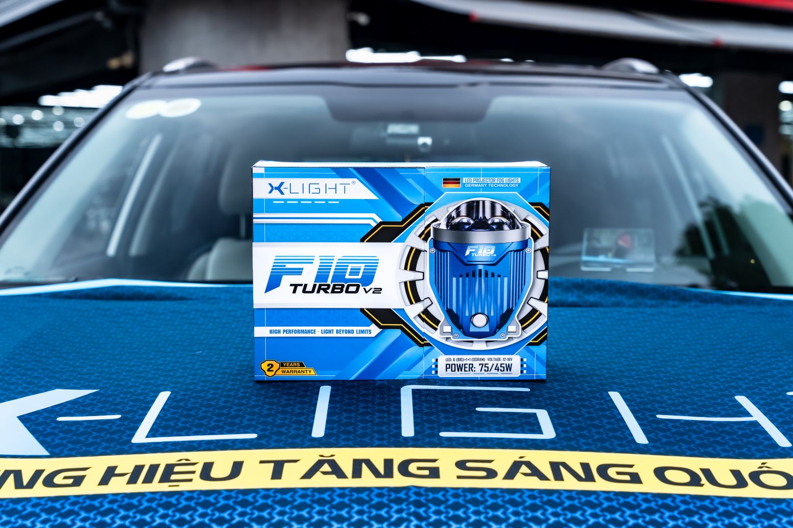 Cận cảnh hộp đèn X-Light F10 Turbo V2 trên Kia Seltos 1.5L AT