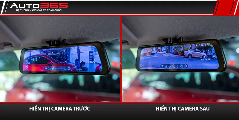 Kiểm tra camera trước và sau Vietmap R440 trên VinFast EC Van