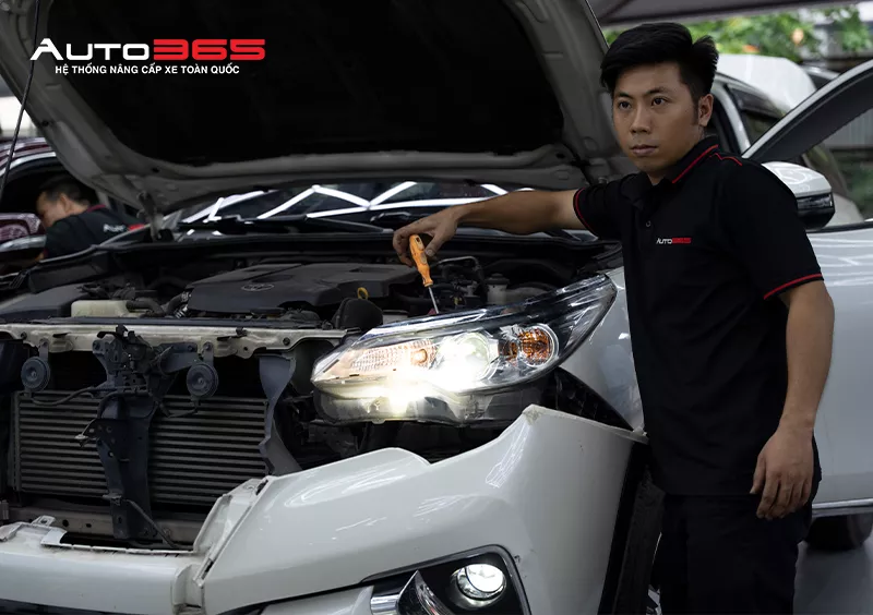 Kiểm tra sau lắp X5 Ultra và F10 Turbo V2 trên Toyota Fortuner 2018