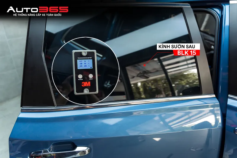 Kính sườn sau và kính lưng Subaru Forester sử dụng phim 3M Crystalline CR BLK 15