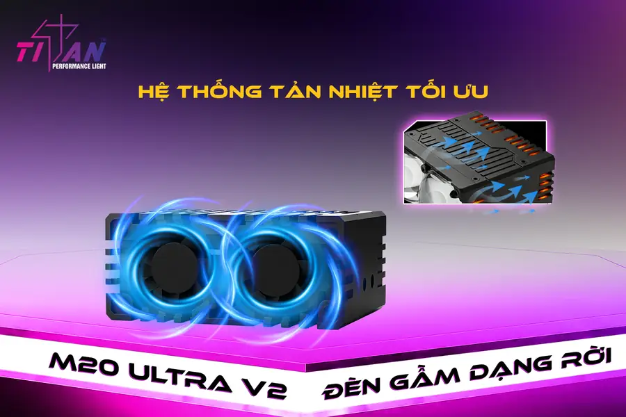 M20 Ultra V2 - Hệ thống tản nhiệt tối ưu