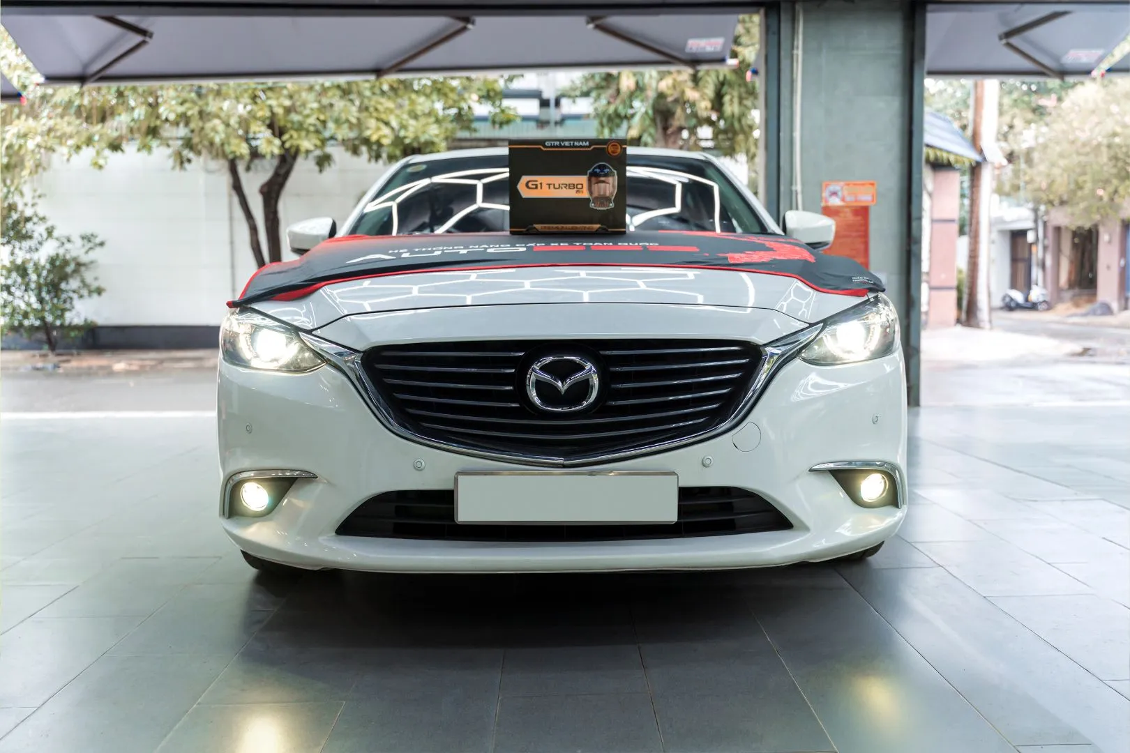 Mazda 6 2.5L 2017 khi nâng cấp GTR G1 Turbo V2, toàn xe chính diện