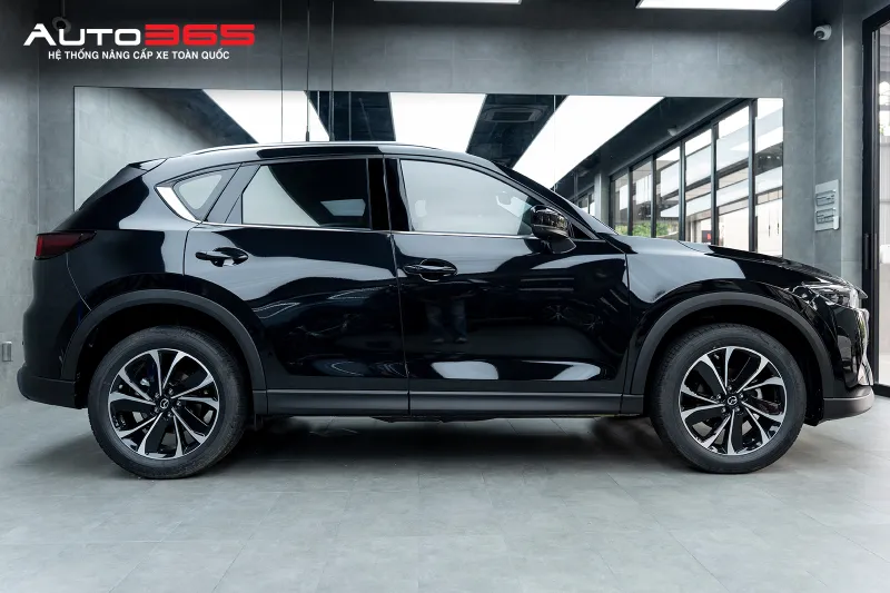  Mazda CX-5 sau khi hoàn thiện PPF 3M 50 Gloss. Phạm vi thi công của ca Mazda CX-5 được xác nhận theo hồ sơ thi công thực tế; danh sách hạng mục hiển thị trên chứng nhận điện tử không được dùng riêng để suy ra toàn bộ panel đã thi công