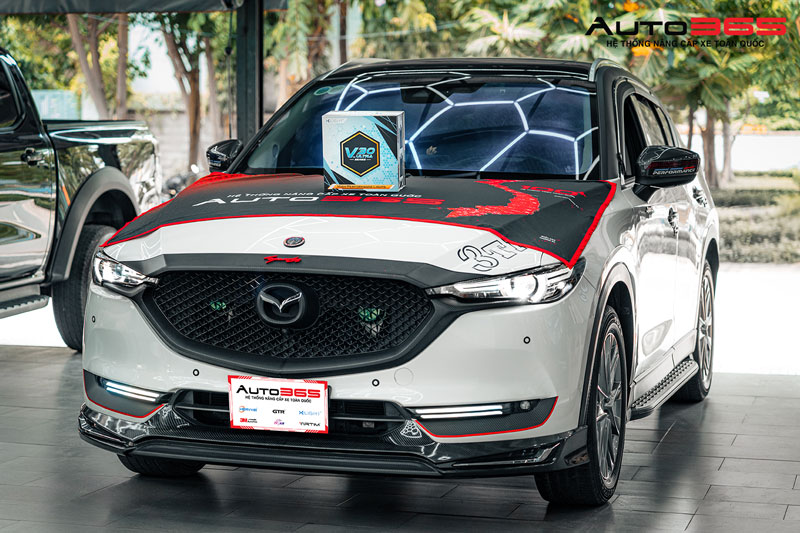 Mazda CX-5 sau khi lắp và căn chỉnh bi LED X-Light V30 Ultra