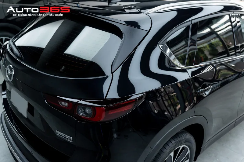 Ngoại quan khu vực thân sau Mazda CX-5 sau khi phủ lớp PPF trong suốt