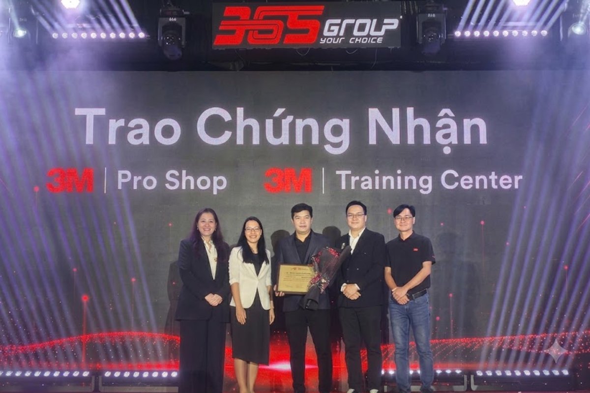 Lễ trao chứng nhận 3M Pro Shop và 3M Training Center tại Auto365