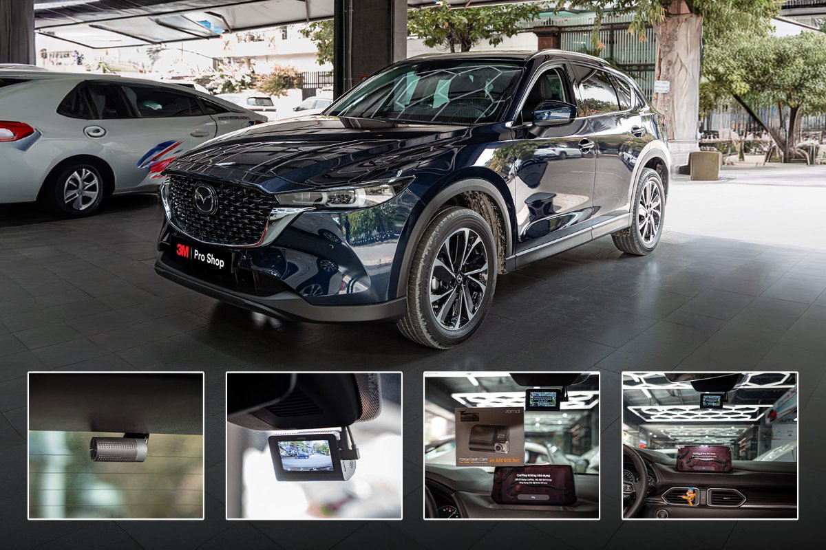 Camera hành trình 70mai A800 SE trên Mazda CX-5 tại Auto365.vn