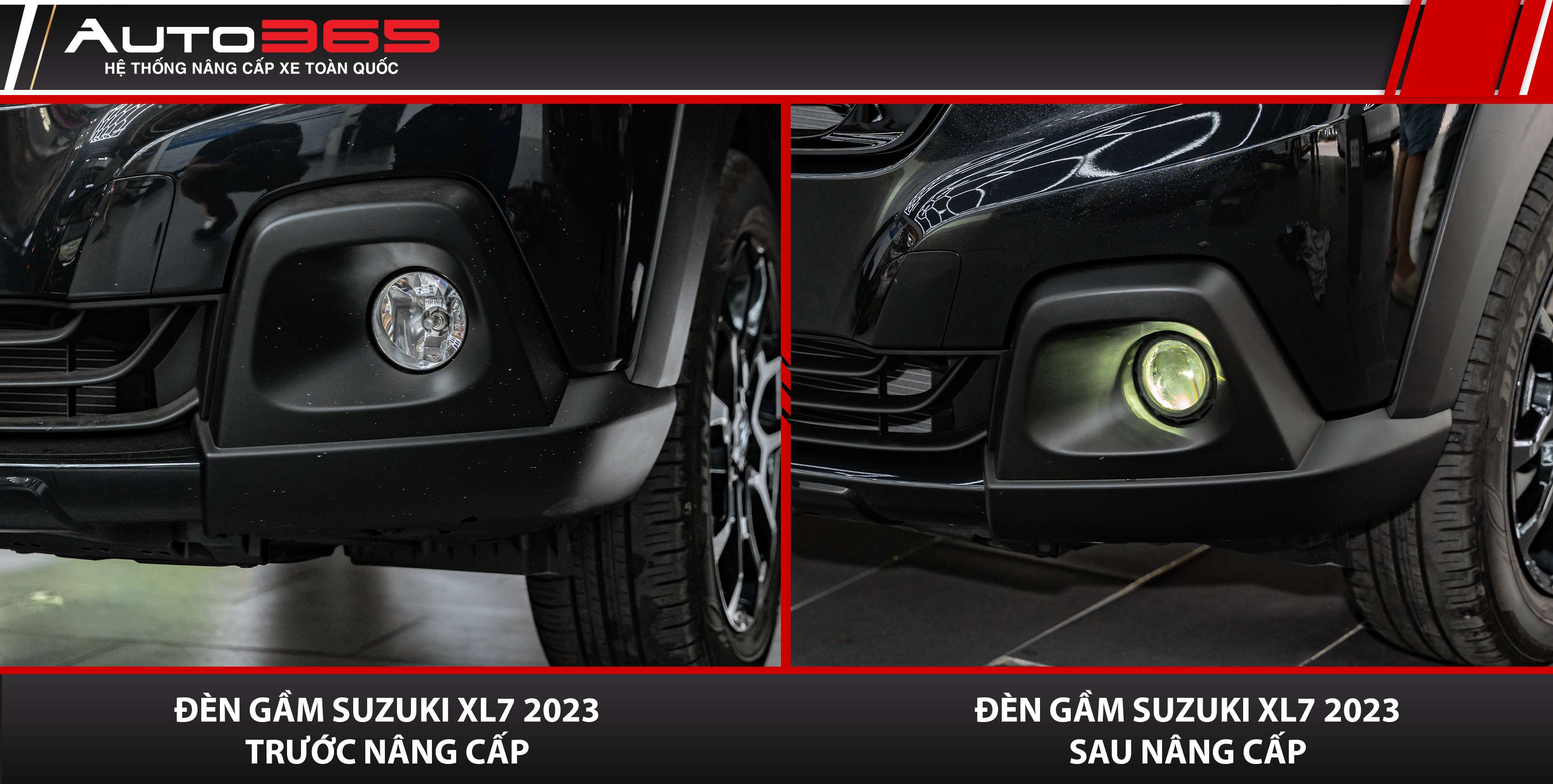Auto365vn So Sanh Den Zin Va Den Nang Cap Suzuki Xl7 2023 Img 6a59f6573acc26.43436076