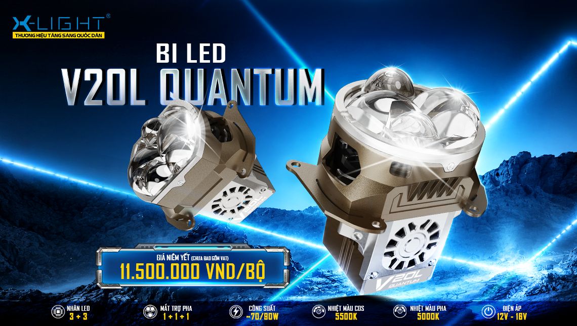 Đèn bi LED X-Light V20LQuantum.