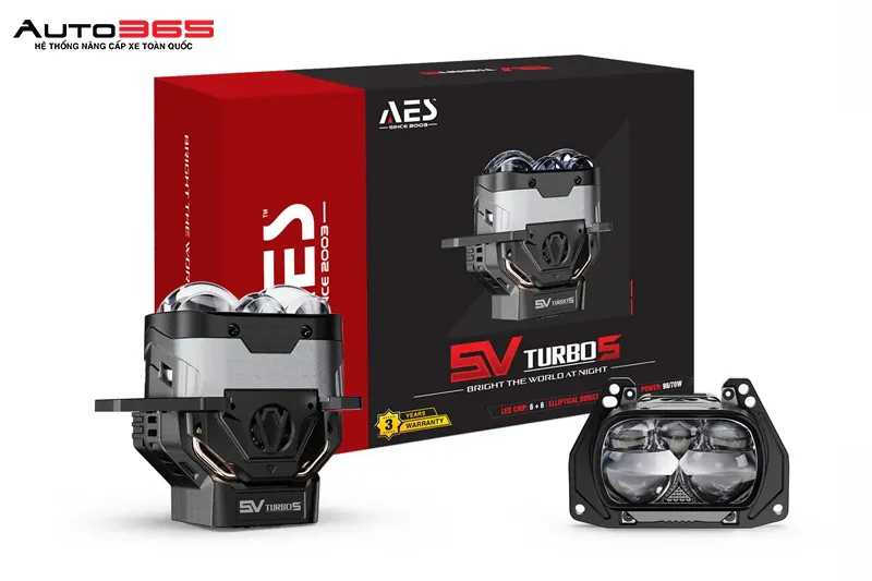 Bộ đèn bi LED AES SV Turbo S dùng cho đèn chiếu xa VinFast VF 8