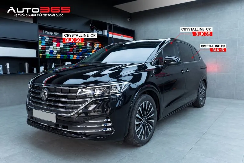 Volkswagen Viloran với cấu hình phim 3M CR BLK 50, 35 và 15