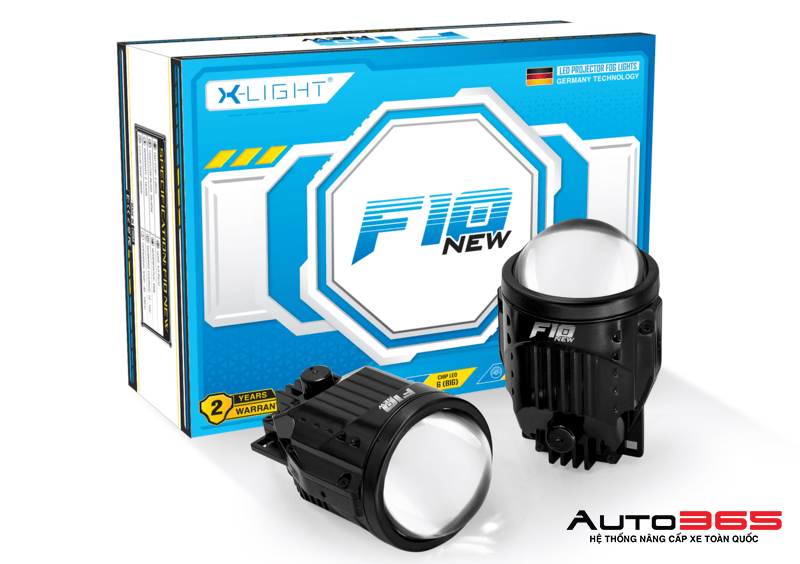 X-Light F10 New 2025 bi gầm 4800K lens 3.0 inch