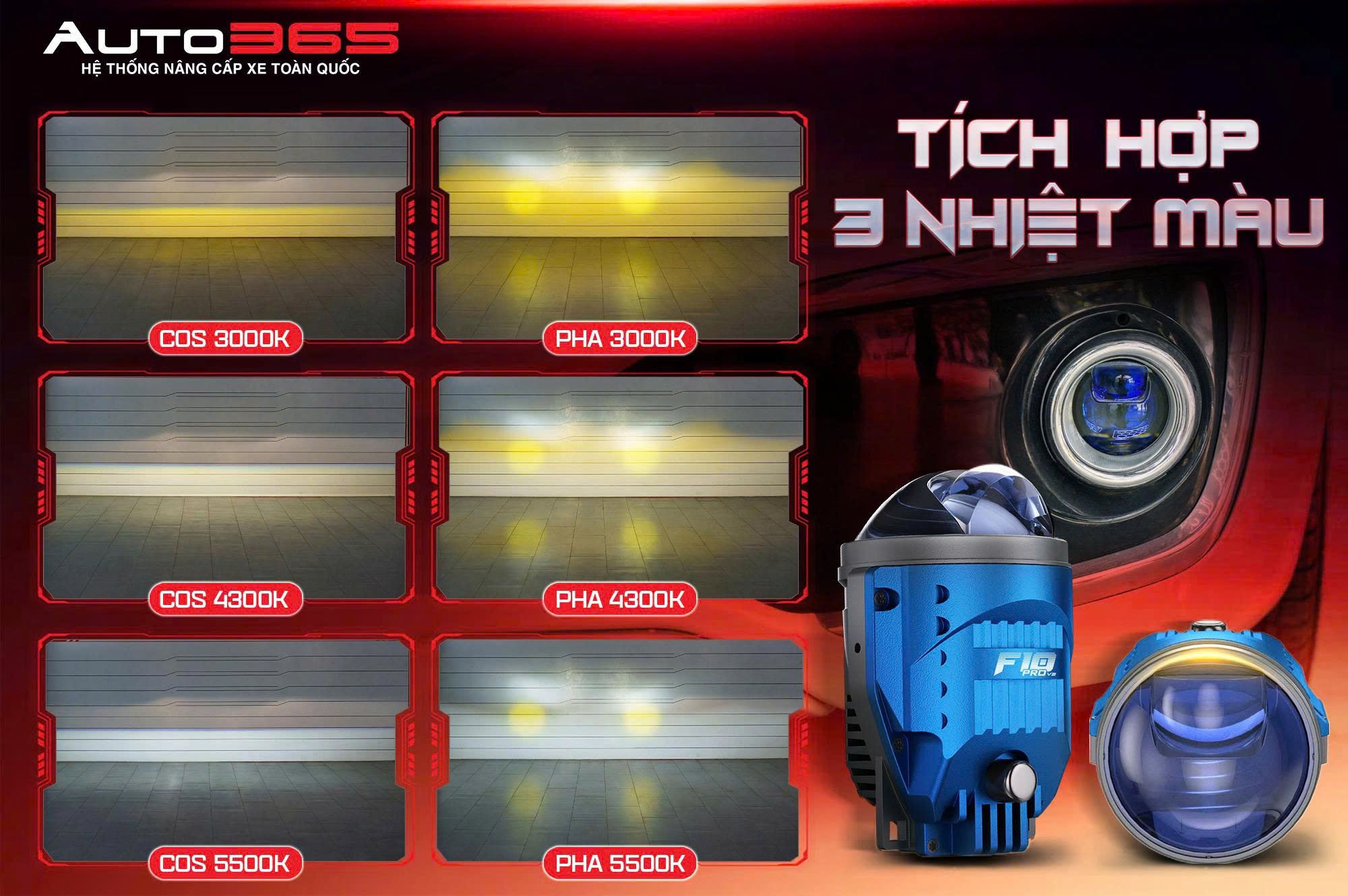 Auto365vn X Light F10 Pro V2 3 Nhiet Mau 3000k 4300k 5500k Img 6a5ef51eb3d933.36595501