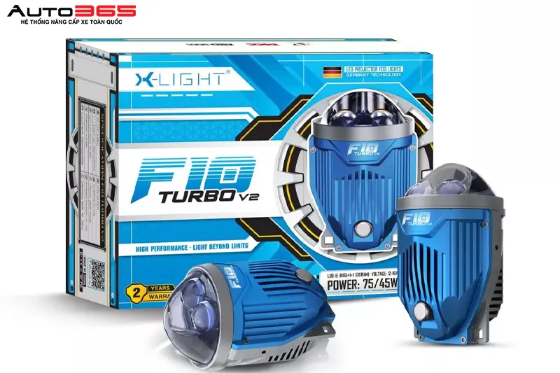 X-Light F10 Turbo V2 phiên bản 4300K