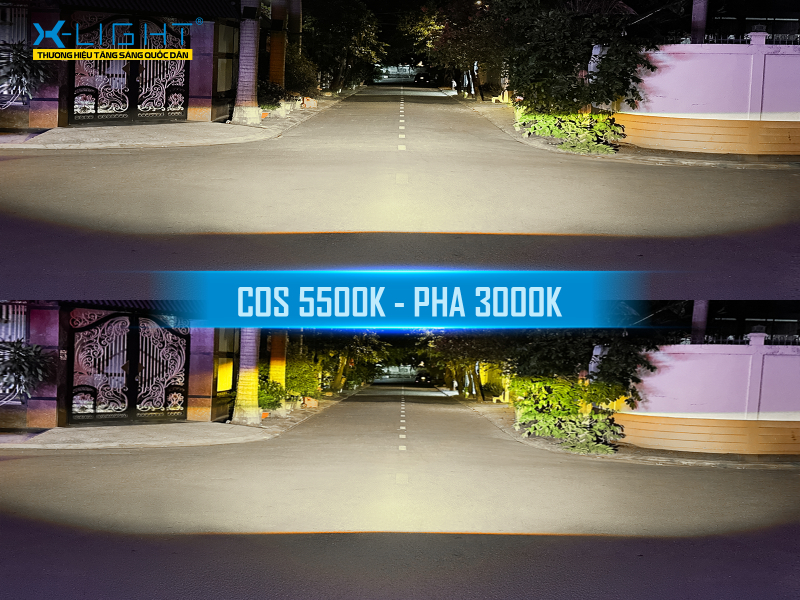 Ánh sáng phiên bản 5500K/3000K