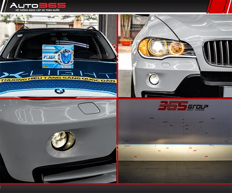BMW X5 E70 2010 sử dụng bi gầm X-Light F10 Turbo V2 4300K.