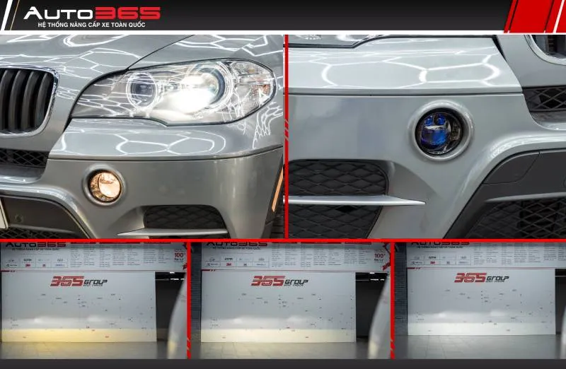 Bi gầm AES SV 3.0 Max tại cản trước BMW X5 LCI 2013.