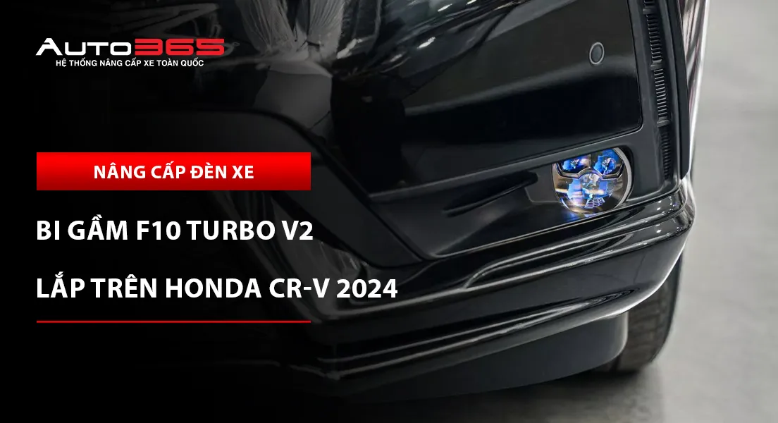 Đèn gầm trong bài Honda CR-V G 2024 lắp X-Light F10 Turbo V2