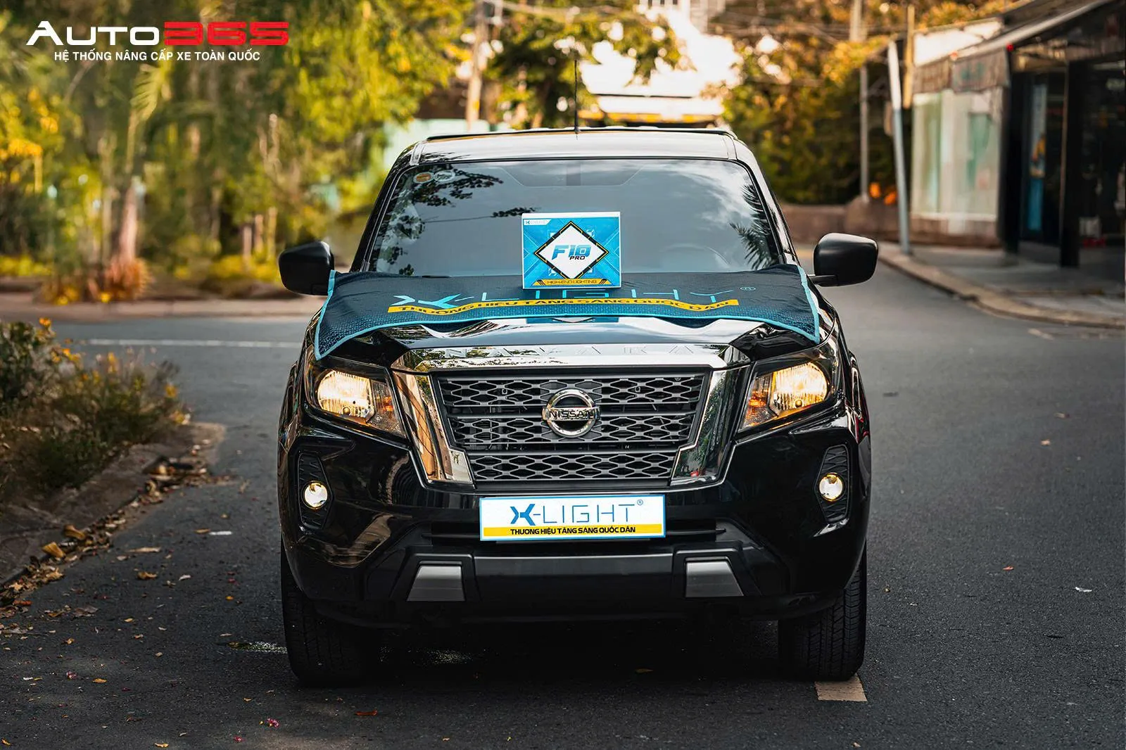 Minh họa nâng cấp bi gầm Nissan Navara