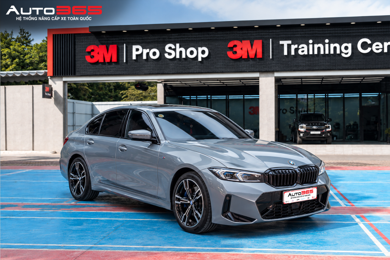 BMW 330i dán PPF 3M 150 Gloss với phạm vi bảo vệ trên nhiều khu vực ngoại thất