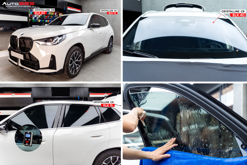 Ảnh minh họa: BMW X3 dán 3M CR BLK 40 cho kính lái và CR BLK 15 cho kính sườn trước, kính sườn sau và kính lưng tại Auto365.vn - Trụ Sở Chính