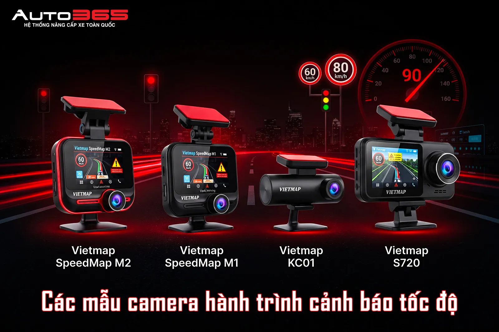 Gợi ý các mẫu camera hành trình cảnh báo tốc độ 