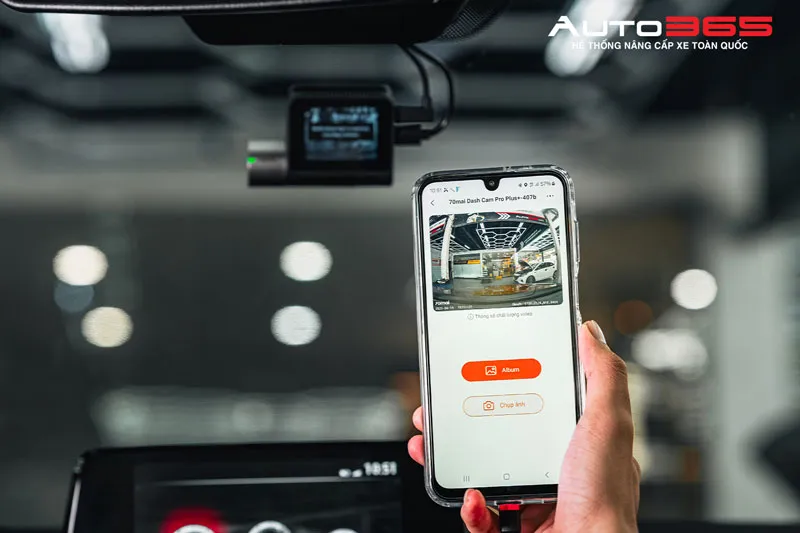 Xem video camera hành trình trên điện thoại
