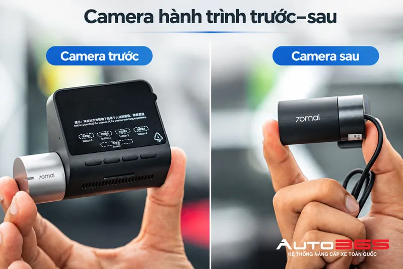 Camera hành trình trước và sau cho ô tô