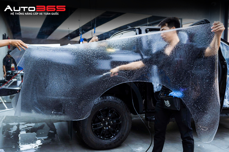 Thi công AX Film PPF G Series trên Ford Ranger tại Auto365.vn - Trụ Sở Chính