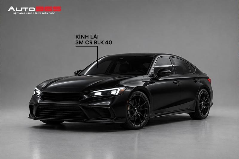 Cấu hình 3M CR BLK 40 dán kính lái cho Honda Civic