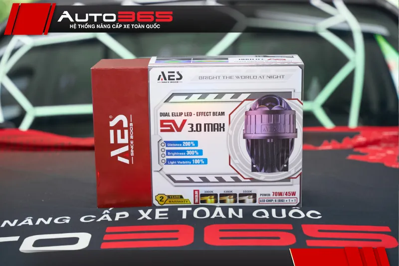 Hộp sản phẩm bi gầm AES SV 3.0 Max được lựa chọn cho Ford EcoSport 2017.