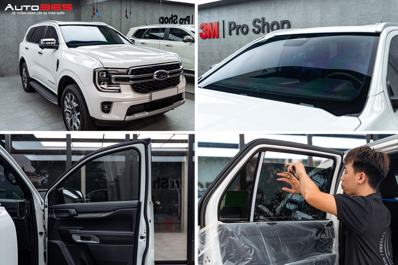 Ford Everest 2024 Titanium phiên bản 2.0L Bi-Turbo 4x4 AT dán phim 3M CR BLK 50, CR BLK 35 và CR BLK 15