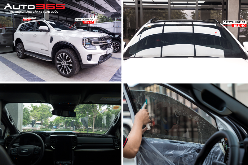 Ford Everest Platinum 2024, 2.0L Bi-Turbo 4x4 AT dán phim cách nhiệt 3M CR BLK 40 và CR BLK 15 tại Auto365.vn - Trụ Sở Chính