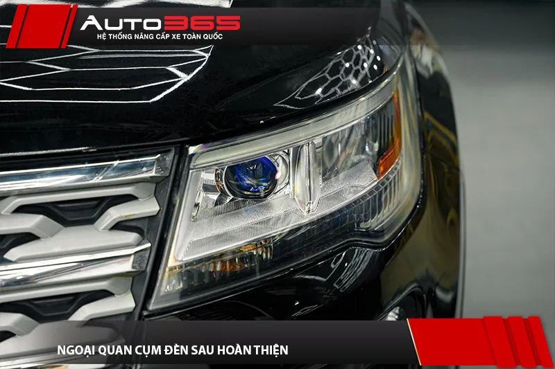 Cụm đèn của xe sau hoàn thiện