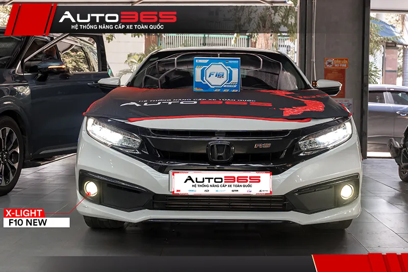 Honda Civic 2021 RS tại Auto365.vn - Trụ Sở Chính trước hạng mục nâng cấp đèn gầm