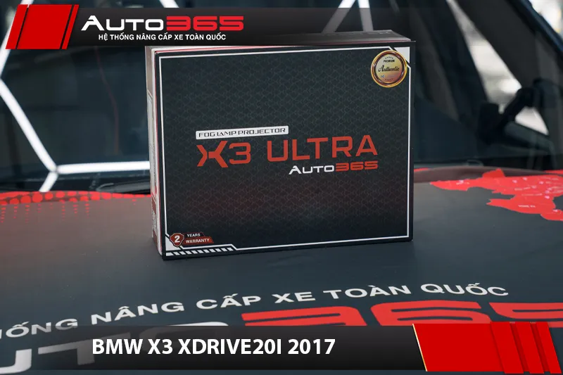Hộp bi gầm X-Light X3 Ultra đặt trên phần đầu xe