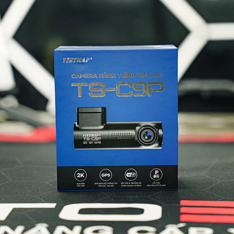 Hộp camera hành trình Vietmap TS-C9P chụp tại xe Jeep