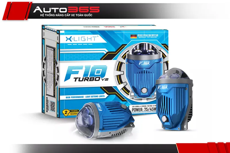 Bộ bi gầm X-Light F10 Turbo V2 và hộp sản phẩm