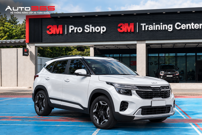 Kia Seltos sau khi hoàn thiện cấu hình phim 3M Crystalline CR BLK