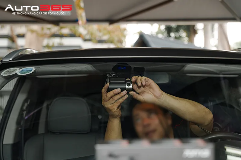 Kiểm tra sau khi lắp trên Mitsubishi Outlander