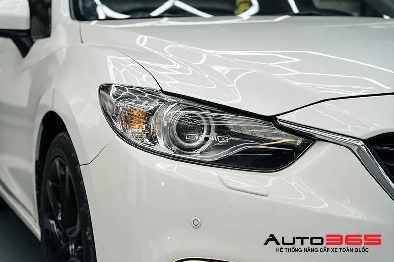 Cận cảnh cụm đèn chính Mazda 6 sau khi nâng cấp