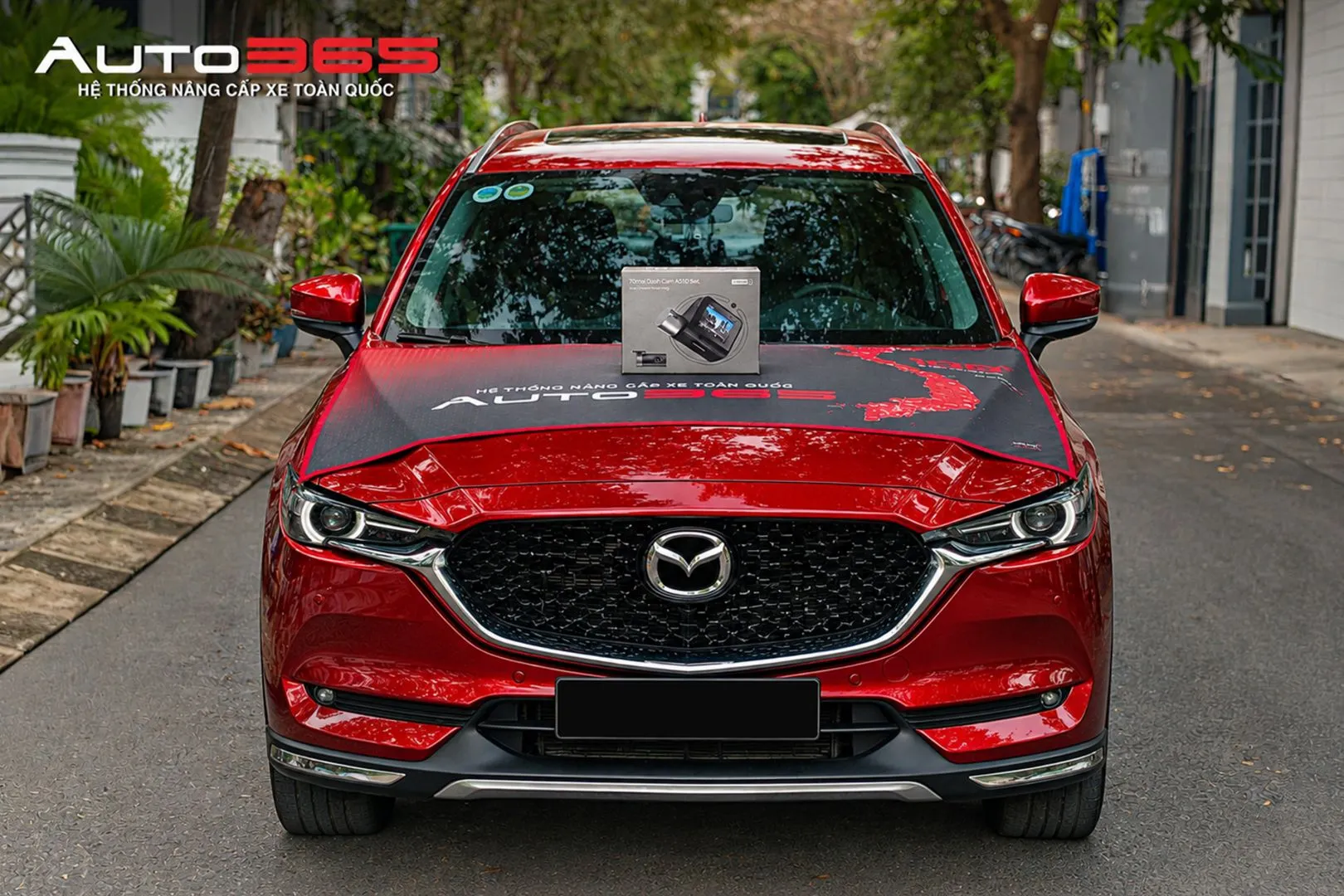 Mazda CX-5 Luxury 2021 sử dụng bộ 70mai A510 hai kênh trước-sau tại Auto365.vn - Trụ Sở Chính.