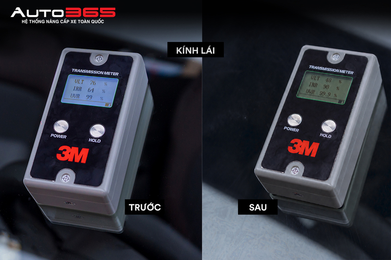 Kiểm tra thông số sau khi dán phim cách nhiệt (*)
