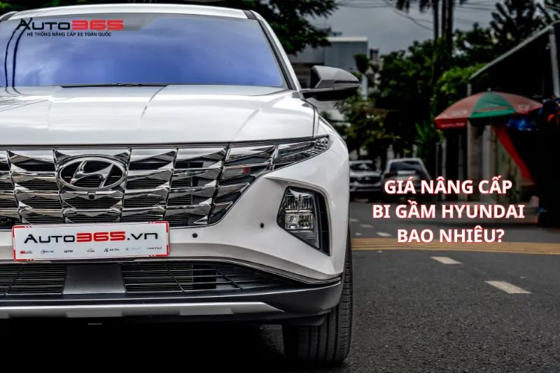 Bi gầm Hyundai Tucson trước lắp đặt