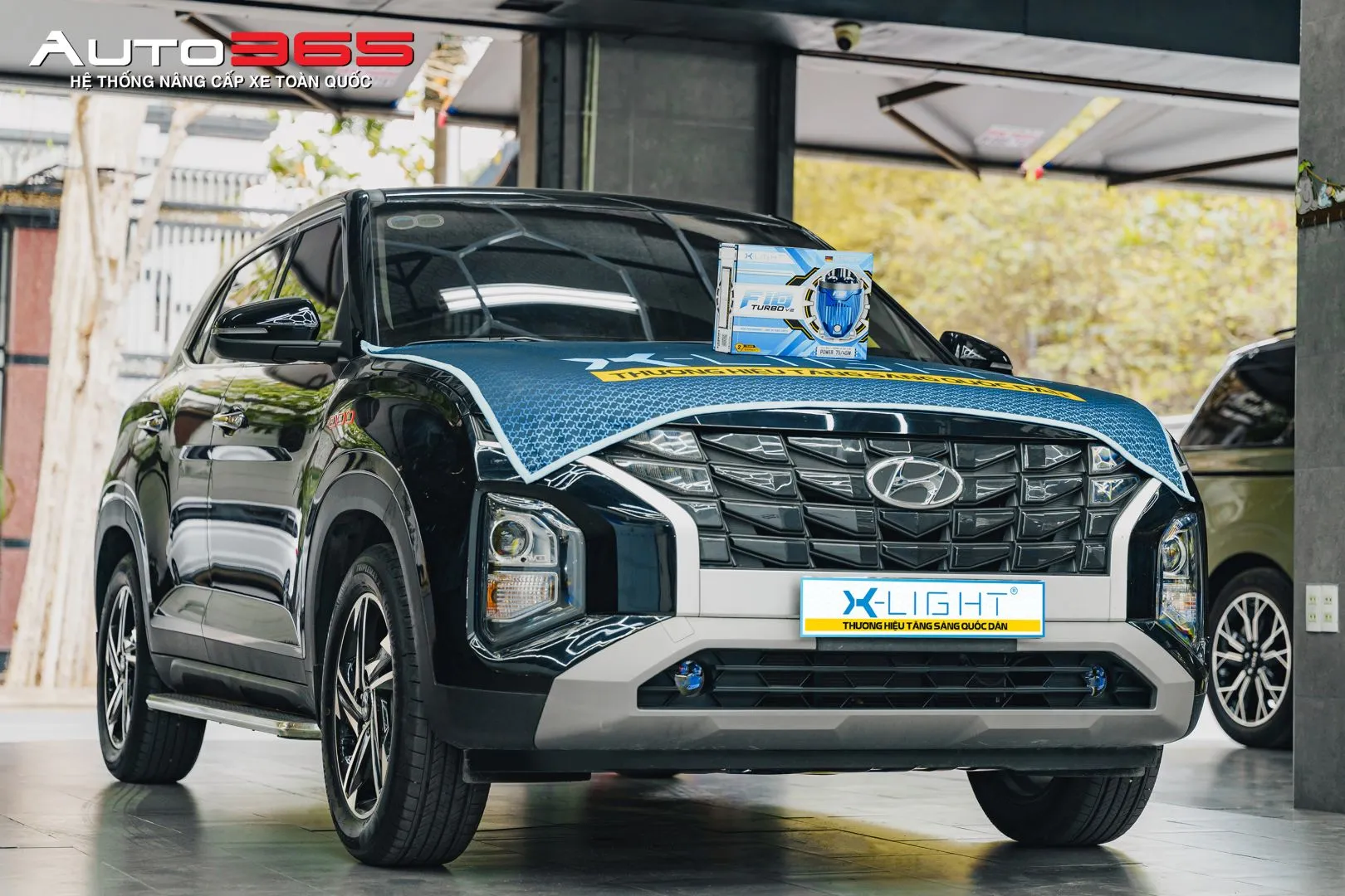 Hyundai Creta hoàn thiện ngoại quan với bộ bi gầm X-Light F10 Turbo V2 tại Auto365.vn - Trụ Sở Chính.