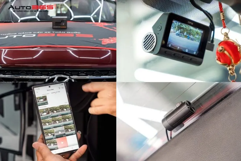 Vị trí lắp camera hành trình