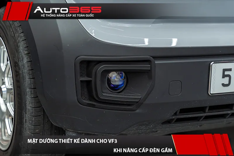 Mặt dưỡng thiết kế riêng dành cho VF3 gắn bi gầm GTR G1 Turbo V2