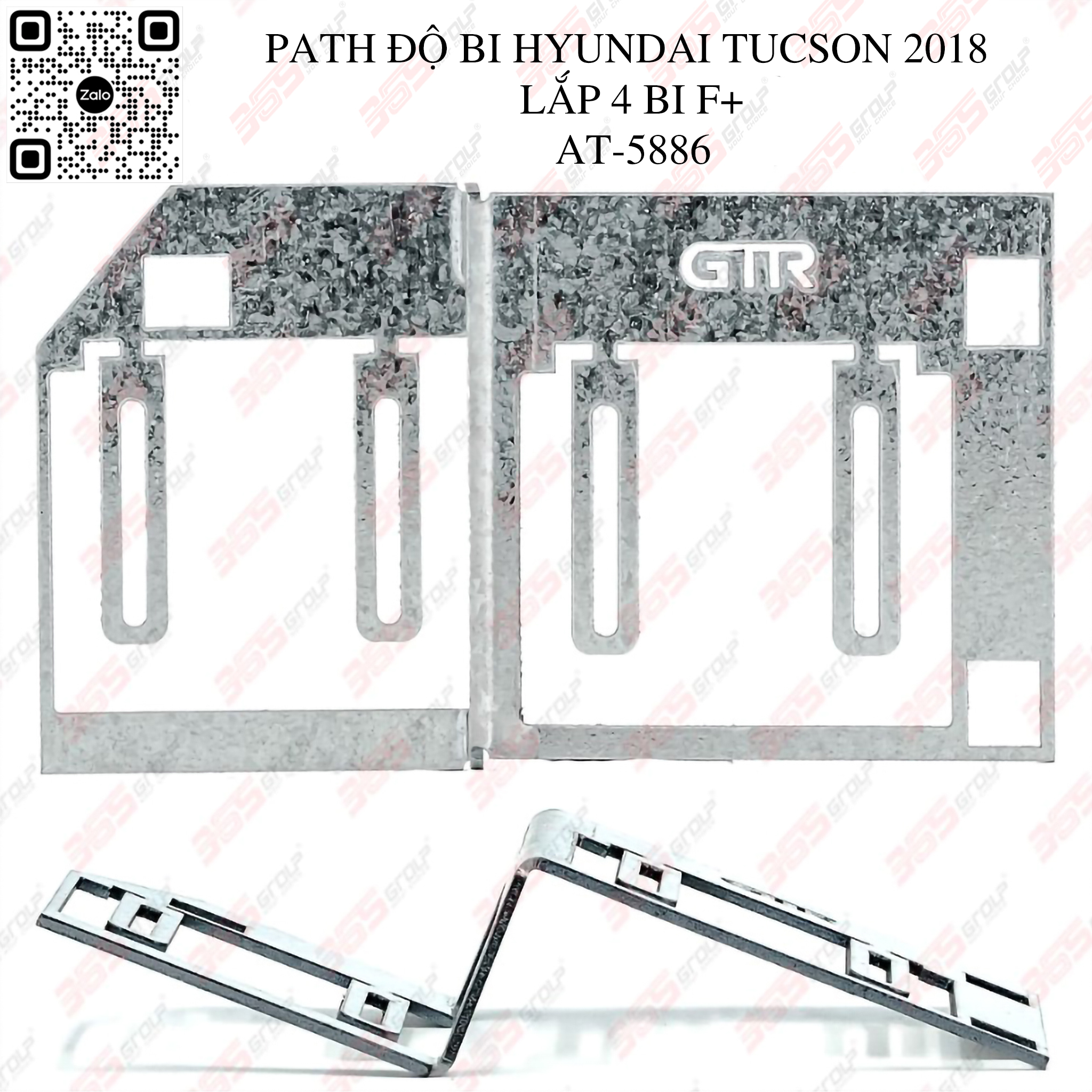 Path Độ Bi Hyundai Tucson 2018 Lắp 4 Bi F+ AT 5886